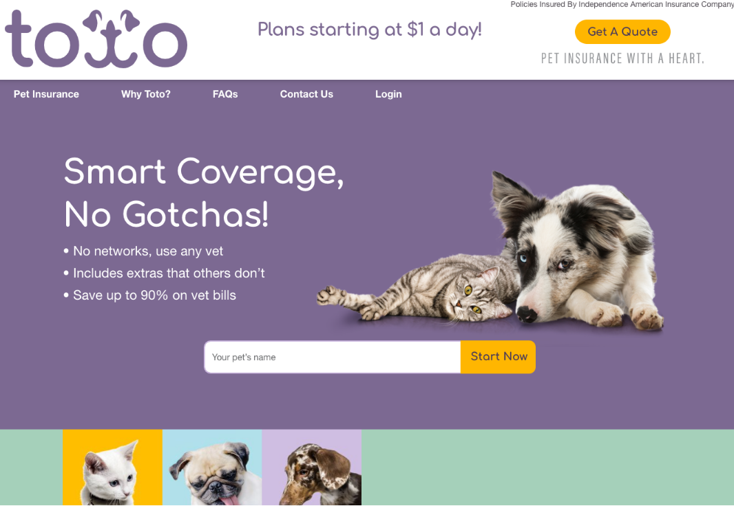 Toto Pet Insurance Inc.