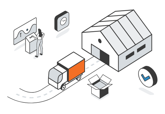 Warehouse Process Illustration